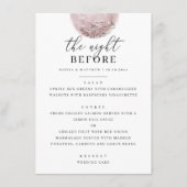 Menu Lune céleste | Soirée de répétition (Devant)