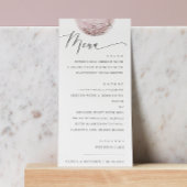 Menu Lune Rouge Romantique | Dîner de Mariage Céleste
