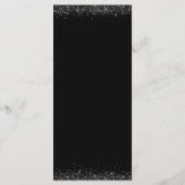 Menu Luxe Black Gold Quinceañera (Dos)