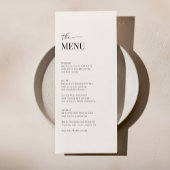 Menu MADDIE Wedding Thank You Note with QR Code