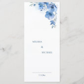 Menu Magnolia Beaux-Arts Floral (Dos)