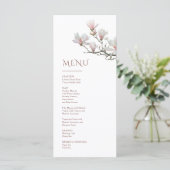 Menu Magnolia Beaux-Arts Floral (Debout devant)