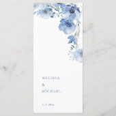Menu Magnolia Beaux-Arts Floral (Dos)