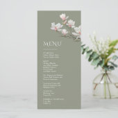 Menu Magnolia Beaux-Arts Floral (Debout devant)