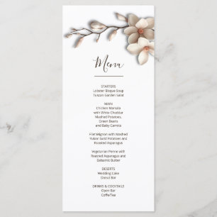 Menu Magnolia Sculptural Fleur 3D