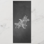 Menu maigre de Tableau de mariage de regard de (Dos)