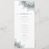 Menu Mandala Lace Rev Mariage Lt. Blue V2 ID968 (Devant)