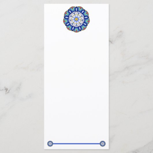 Menu Mandala Motif 01 (Dos)