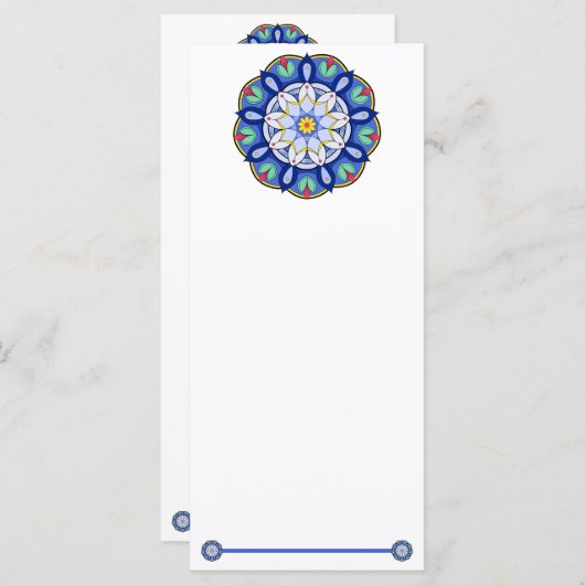 Menu Mandala Motif 01 (Devant / Derrière)