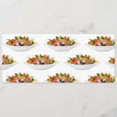 Menu Mangez plus de plantes frais motivation salade let (Dos)