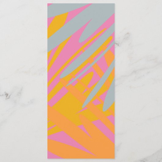 Menu Maquillage de beauté moderne Tropical Motif Rose M (Dos)