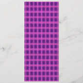 Menu Maquillage de beauté moderne violet rose En vichy  (Dos)