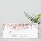 Menu Maquillage Eyebrow Eye Lash Rose Gold Certificat c (Debout devant)