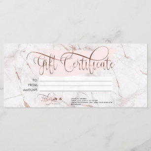 Menu Maquillage Eyebrow Eye Lash Rose Gold Marbre