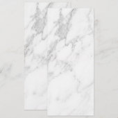 Menu Marbre Blanc (Devant / Derrière)