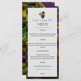 Menu Mardi Gras