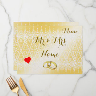 Menu Mariage