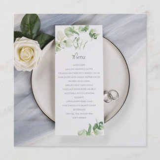 Menu mariage