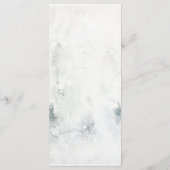 Menu Mariage à la Montagne Alpine #2 | (Dos)