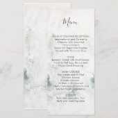 Menu Mariage à la Montagne Alpine #2 | (Devant / Derrière)