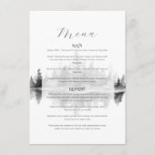 Menu Mariage à la Montagne Brumeuse (Devant)