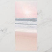 Menu Mariage à la plage au coucher du soleil | Mariage (Dos)