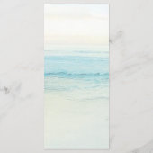 Menu Mariage à la plage au coucher du soleil | Mariage  (Dos)