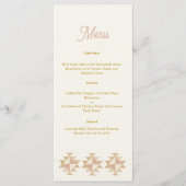 Menu mariage à thème du sud-ouest (Devant)