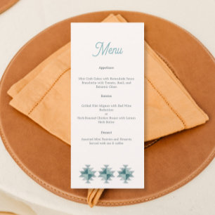 Menu mariage à thème du sud-ouest