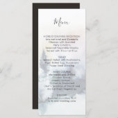 Menu Mariage alpin | (Devant / Derrière)