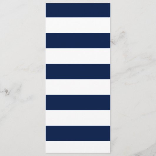 Menu Mariage Ancre nautique (Dos)