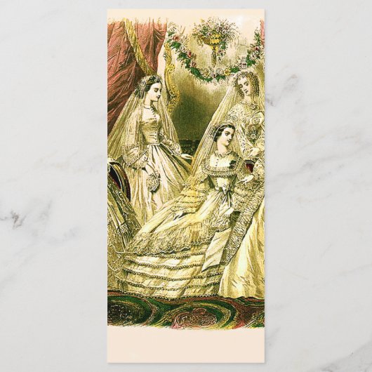 Menu mariage Antique Bridesmaitres (Dos)