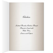 Menu mariage Argent (Intérieur (Droit))