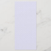 Menu Mariage Art Déco Band Lilac (Dos)