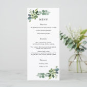 Menu Mariage au Eucalyptus (Debout devant)