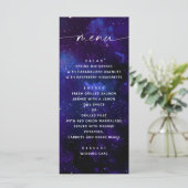 Menu Mariage au Planétarium | Espace Céleste Romantique (Debout devant)