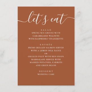Menu Mariage Automnal à Sienne | Dîner de Réception en