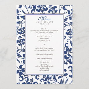 Menu Mariage Baroque Branch