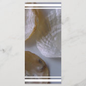 Menu Mariage Beach Clams (Dos)