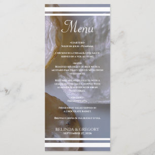 Menu Mariage Beach Clams