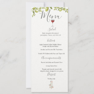 Menu Mariage Benvenuti Italia