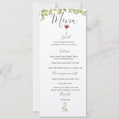 Menu Mariage Benvenuti Italia (Devant)