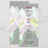 Menu Mariage BLC Mary Ellen Underwood Krull-Smith (Devant / Derrière)