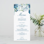 Menu Mariage Blooms de minuit (Debout devant)