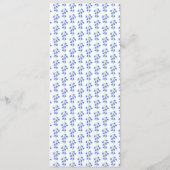 Menu Mariage Blue Bells (Dos)