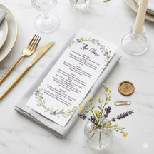 Mariage Bohème Floral Simple Moderne
