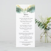 Menu Mariage Bohème Rustique Pins Montagnards (Debout devant)