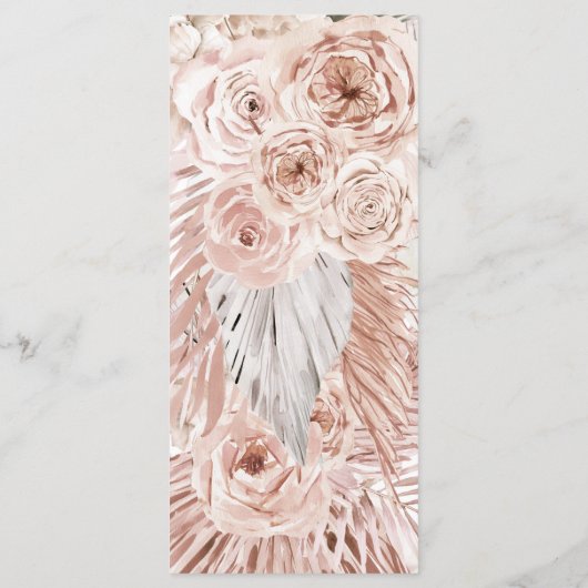 menu mariage boho (Dos)