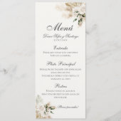 Menu Mariage Boho espagnol (Devant)