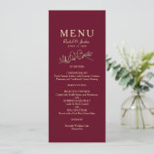Menu Mariage Bourgogne (Debout devant)